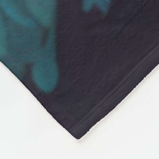 Paddenstoelen in het veld fleece deken (Hoek)