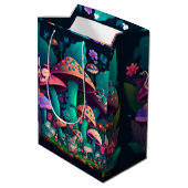 Paddenstoelen in het veld medium cadeauzakje (Achterkant Gekanteld)