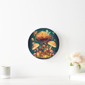 Paddenstoelen in het veld ronde klok (Huis)