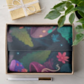 Paddenstoelen in het veld tissuepapier (Geschenk)