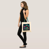 Paddenstoelen in het veld tote bag (Voorkant (model))