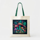 Paddenstoelen in het veld tote bag (Voorkant)