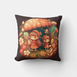 Paddenstoelen in het veld werpen kussen op