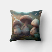 Paddenstoelen in het veld werpen kussen op (Achterkant)