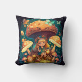 Paddenstoelen in het veld werpen kussen op (Voorkant)