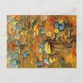 Paddenstoelen in het voorjaarsbos briefkaart (Voorkant)