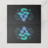 Paddenstoelen in struiken afsprakenkaart (Buitenkant ongevouwen)