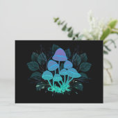 Paddenstoelen in Struiken Bedankkaart (Staand voorkant)