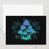 Paddenstoelen in Struiken Bedankkaart (Voorkant / Achterkant)