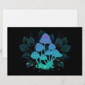 Paddenstoelen in struiken briefpapier (Voorkant / Achterkant)