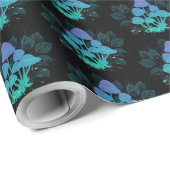 Paddenstoelen in struiken cadeaupapier (Rol Hoek)