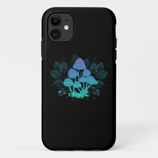 Paddenstoelen in struiken Case-Mate iPhone case (Achterkant)