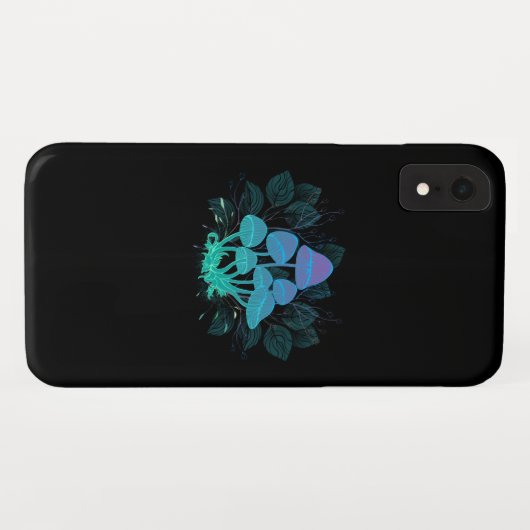 Paddenstoelen in struiken Case-Mate iPhone case (Achterkant (horizontaal))
