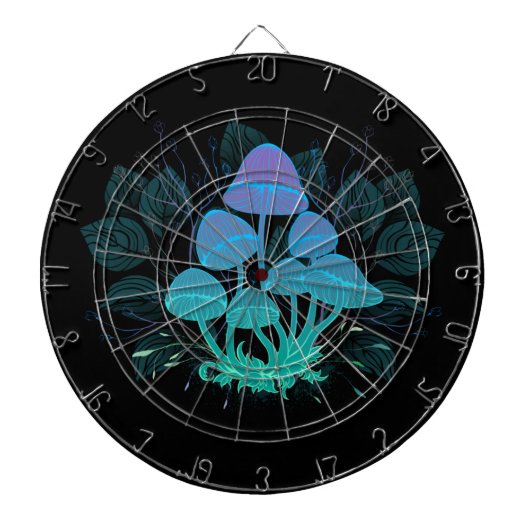 Paddenstoelen in struiken dartbord (Voorkant)