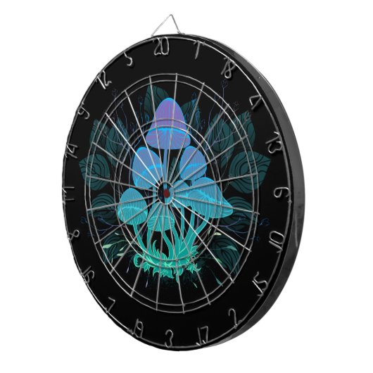 Paddenstoelen in struiken dartbord (Voorkant Rechts)