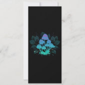 Paddenstoelen in struiken feestdagenkaart (Voorkant)