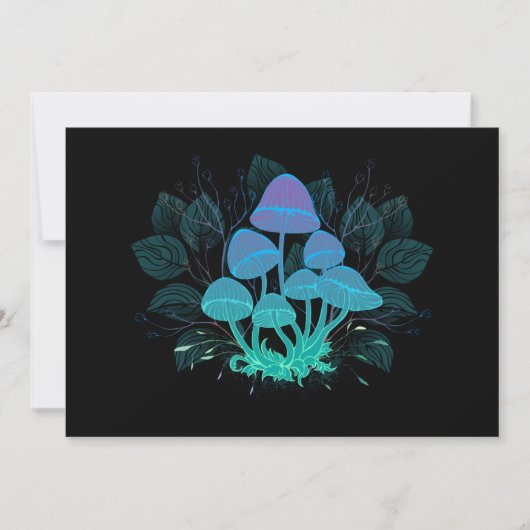 Paddenstoelen in struiken kaart (Voorkant)