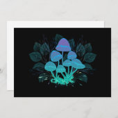 Paddenstoelen in struiken kaart (Voorkant / Achterkant)