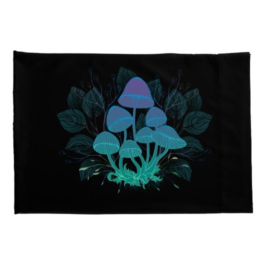 Paddenstoelen in struiken kussensloop (Achterkant-Rechts)