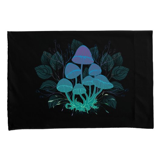 Paddenstoelen in struiken kussensloop (Voorkant-Rechts)