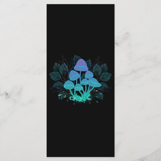 Paddenstoelen in struiken menu (Voorkant)