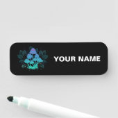 Paddenstoelen in struiken naamplaatje (In situ)