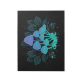 Paddenstoelen in struiken notitieblok (Linkerzijde)