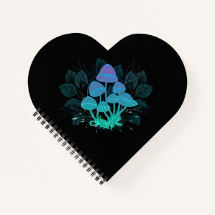 Paddenstoelen in struiken notitieboek