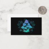 Paddenstoelen in struiken notitiekaartje (Voorkant / Achterkant in situ)