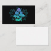 Paddenstoelen in struiken notitiekaartje (Voorkant / Achterkant)