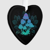 Paddenstoelen in struiken ornament (voorkant)