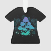 Paddenstoelen in struiken ornament (achterkant)