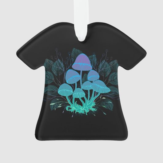 Paddenstoelen in struiken ornament (achterkant)