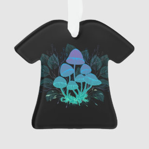 Paddenstoelen in struiken ornament