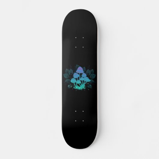 Paddenstoelen in Struiken Persoonlijk Skateboard (Voorkant)