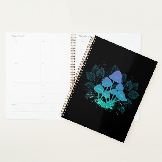 Paddenstoelen in Struiken Planner (Display)