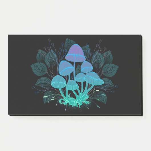 Paddenstoelen in struiken post-it® notes (Voorkant)