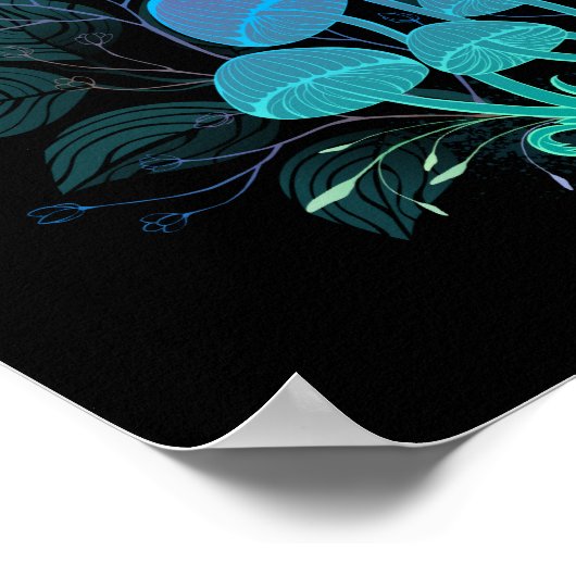 Paddenstoelen in struiken poster (Hoek)