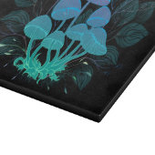 Paddenstoelen in struiken snijplank (Hoek)