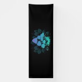 Paddenstoelen in struiken spandoek (Verticaal)