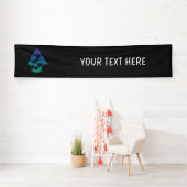 Paddenstoelen in struiken spandoek (Insitu)