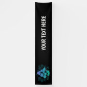 Paddenstoelen in struiken spandoek (Verticaal)