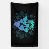 Paddenstoelen in Struiken Spandoek (Verticaal)