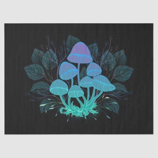 Paddenstoelen in struiken tissuepapier (Voorkant)