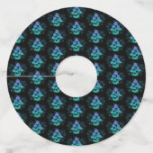 Paddenstoelen in Struiken Wijnglaslabel (Achterkant)