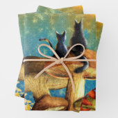 paddenstoelen inpakpapier vel (In situ)