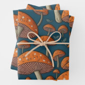 paddenstoelen inpakpapier vel (In situ)