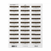 Paddenstoelen Label Blank (Full Sheet)