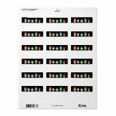 Paddenstoelen Label Blank (Full Sheet)