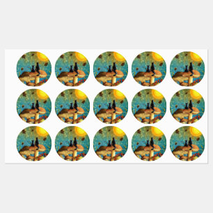 paddenstoelen labels